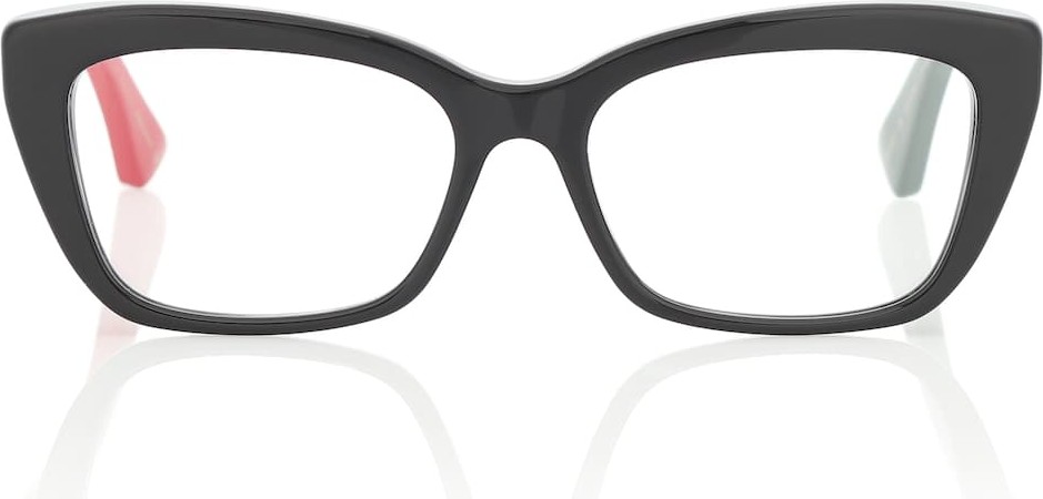 Gucci Rectangular acetate glasses
