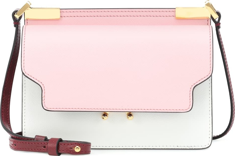 Marni Trunk leather shoulder bag