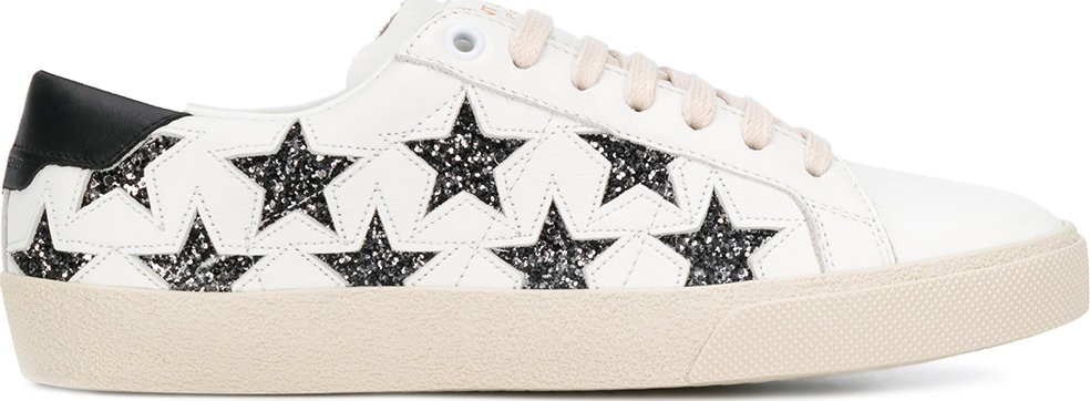 Saint Laurent sequined star trainers