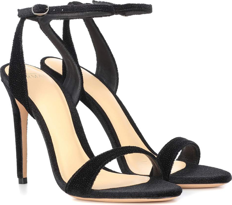Alexandre Birman Willow velvet sandals