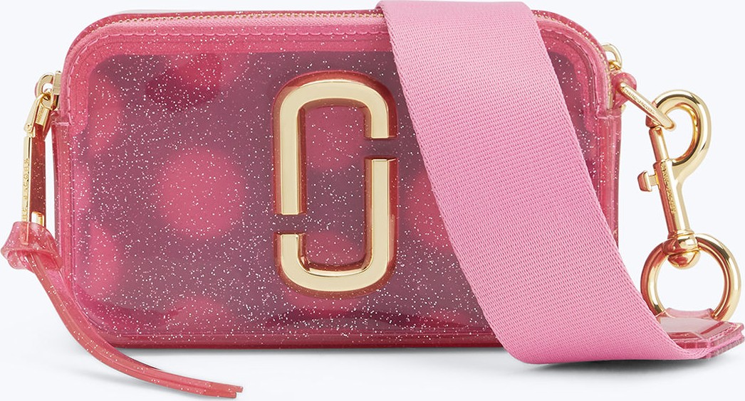 MARC JACOBS The Jelly Glitter Snapshot Crossbody Bag