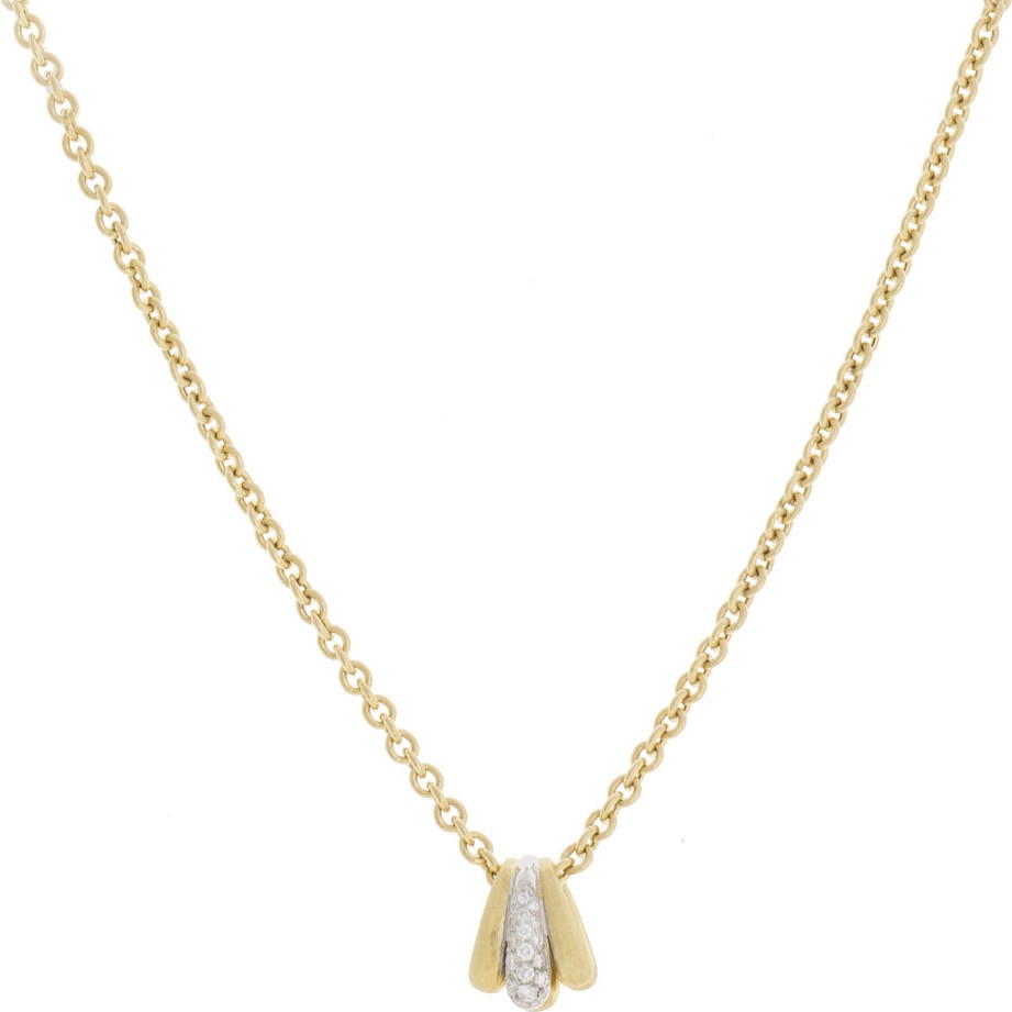 Marco Bicego Legami 18k Mini Pendant Necklace w/ Diamonds