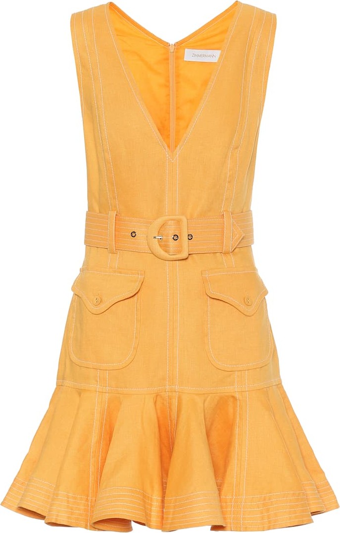 Zimmermann Safari linen minidress