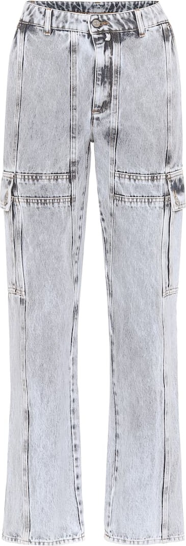 MM6 Maison Margiela High-rise straight jeans