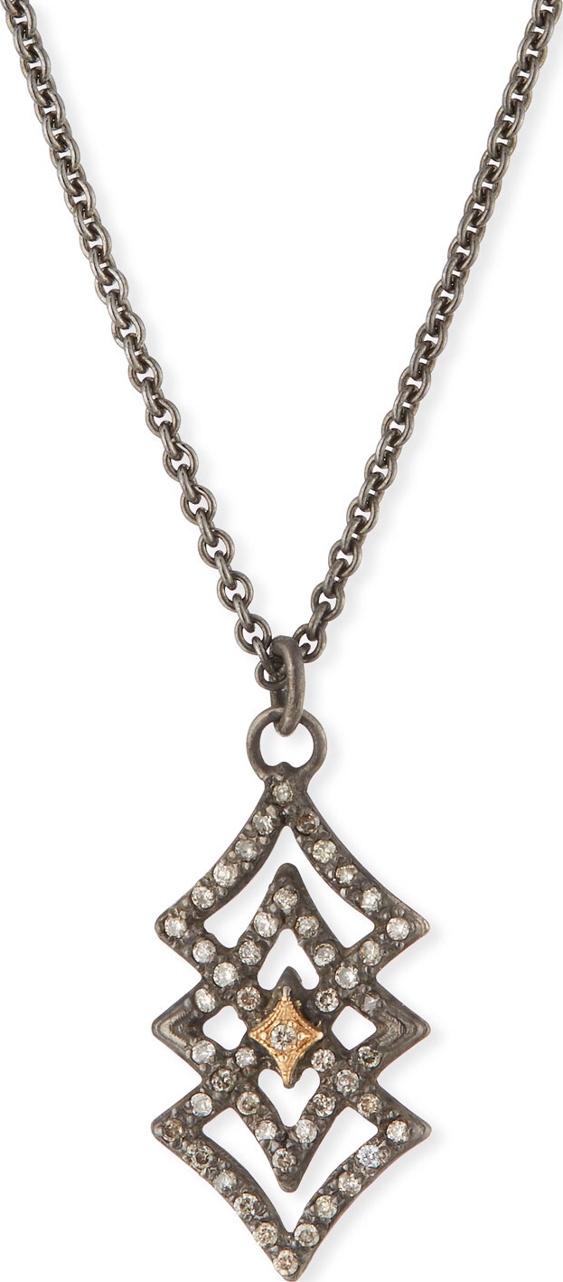 Armenta New World Diamond Crivelli Pendant Necklace
