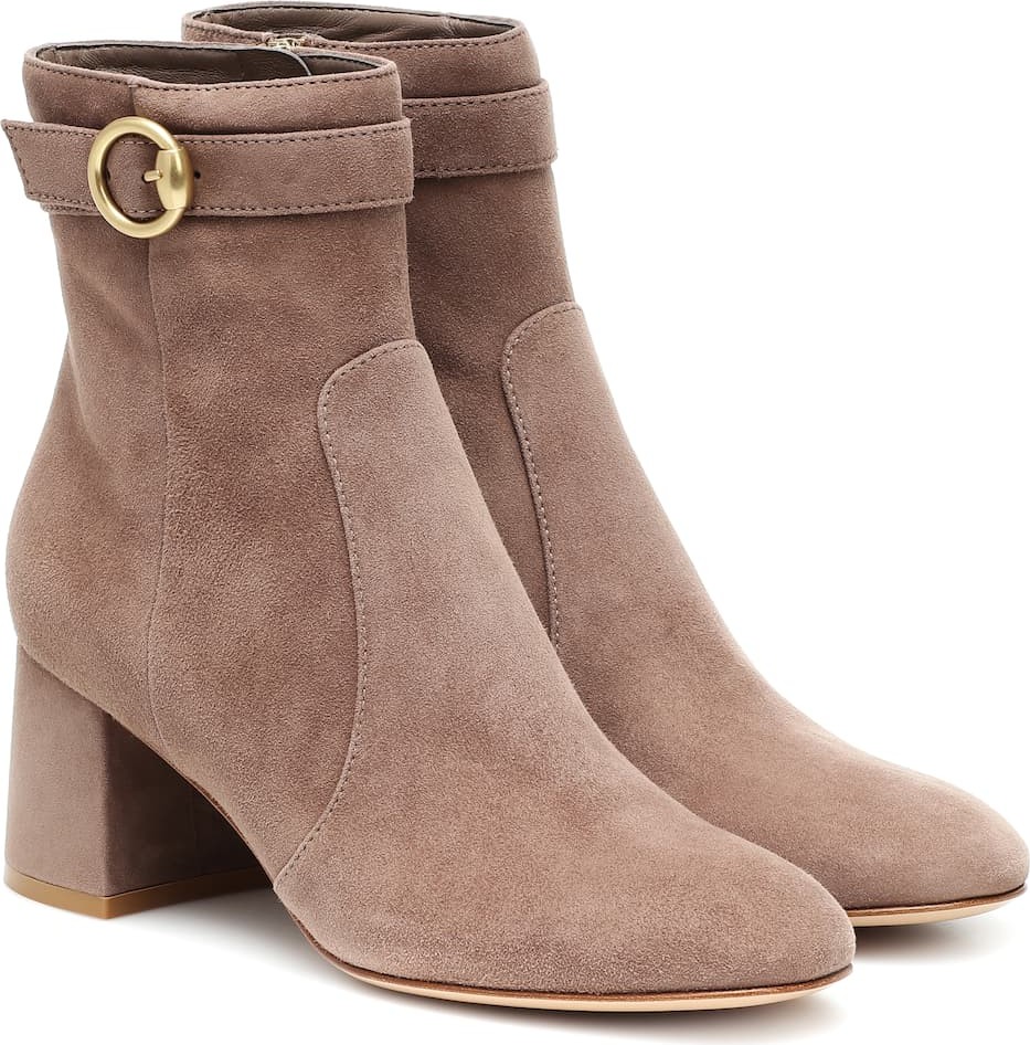 Gianvito Rossi Suede ankle boots