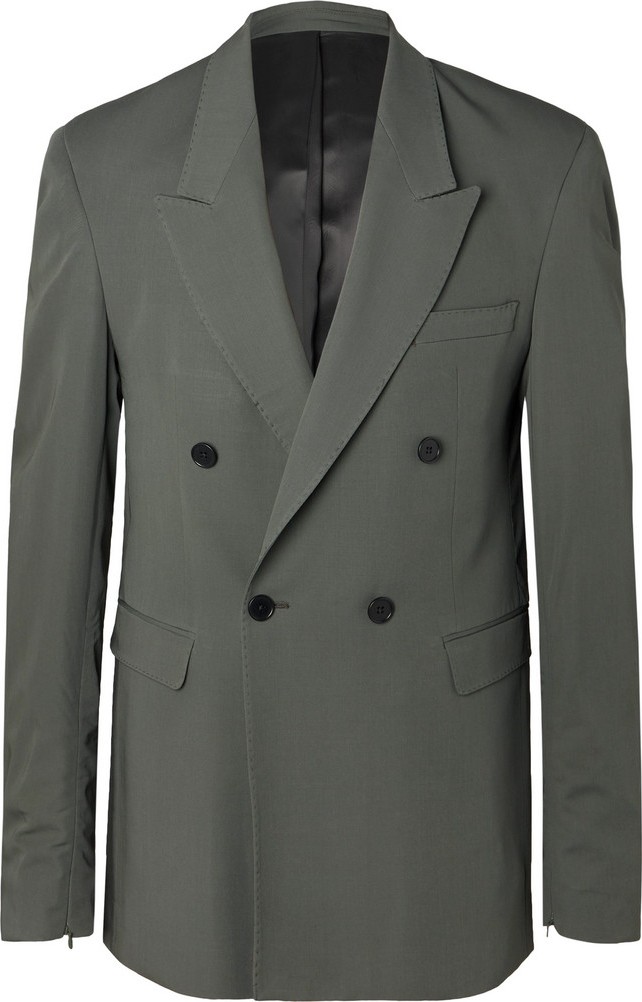 Cmmn Swdn Sage Ellis Double-Breasted Wool-Twill Suit Jacket
