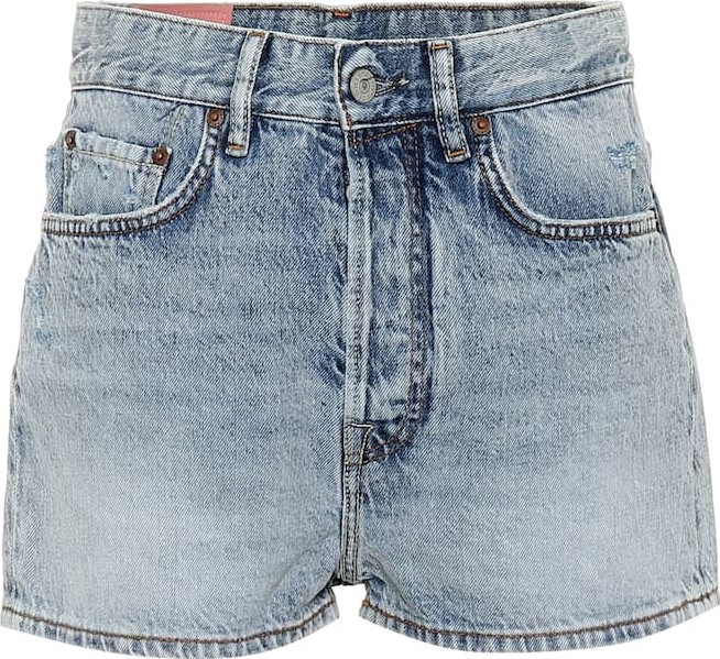 Acne Studios Blå Konst Swamp denim shorts