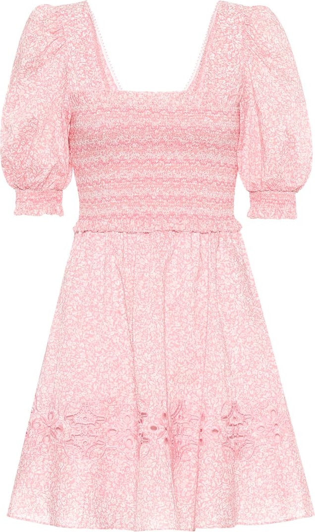 Jonathan Simkhai Floral-print cotton minidress Jonathan Simkhai Floral-print cotton minidress