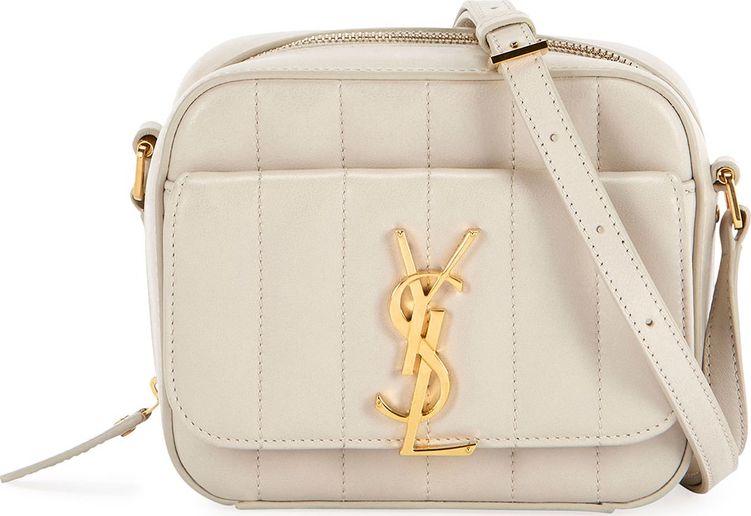 Saint Laurent Vicky Toy Monogram YSL Patent Crossbody Camera Bag