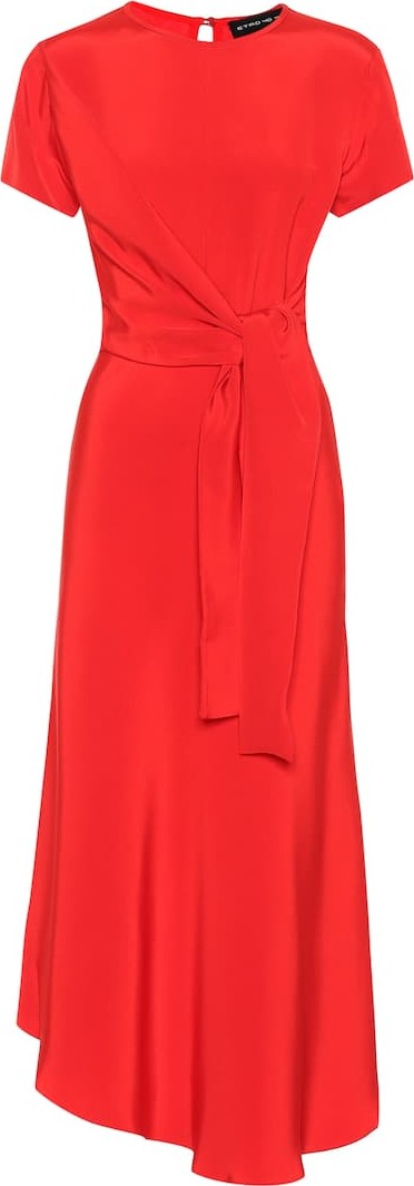 Etro Silk midi dress