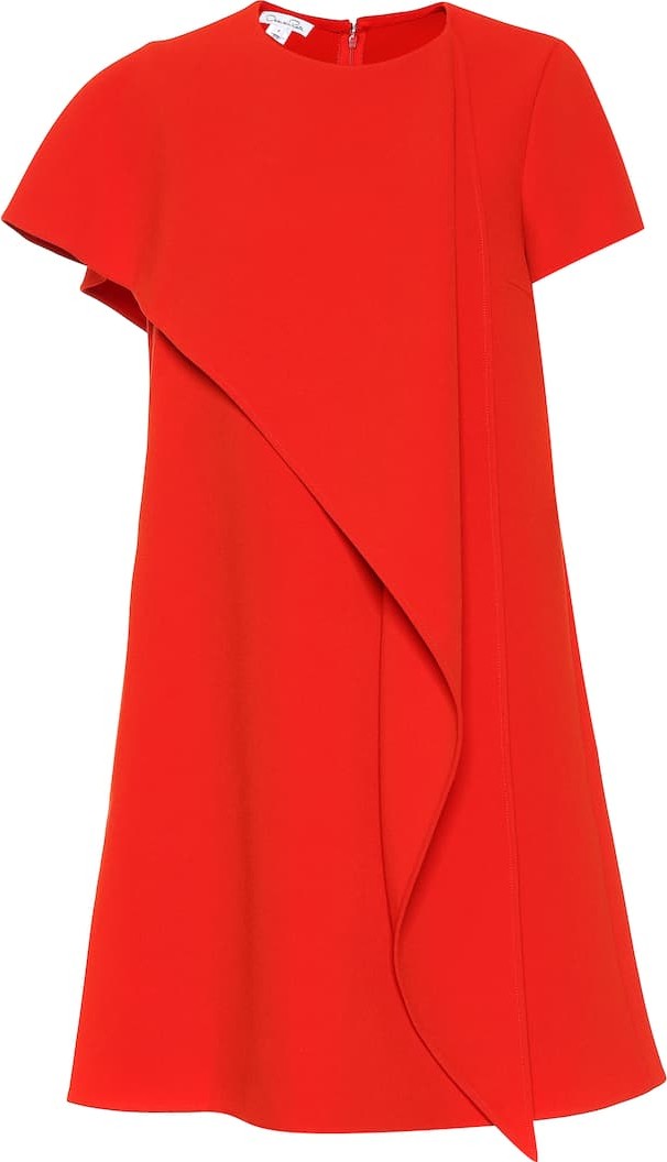 Oscar De La Renta Crêpe minidress