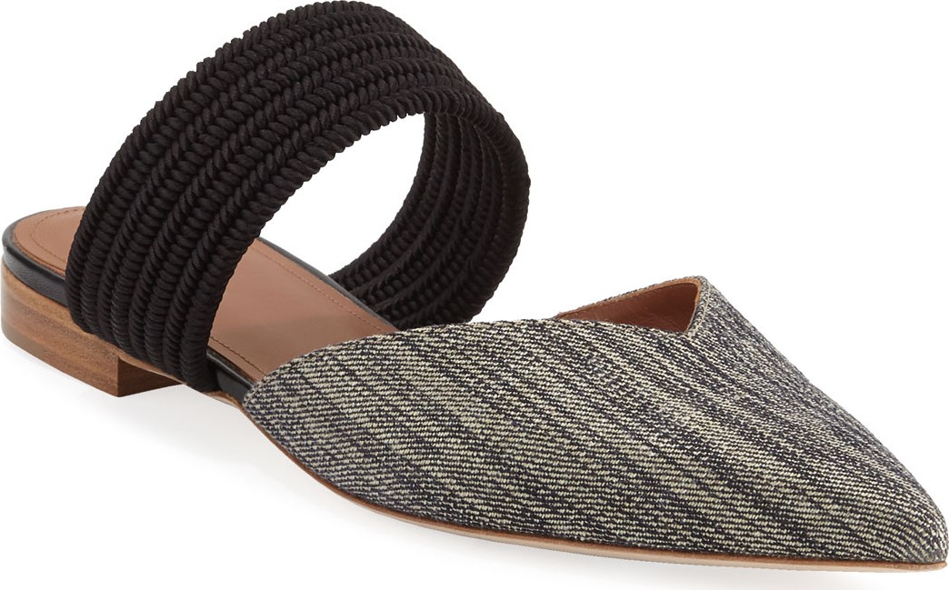 Malone Souliers Maisie Luwolt Pointed-Toe Flat Mules