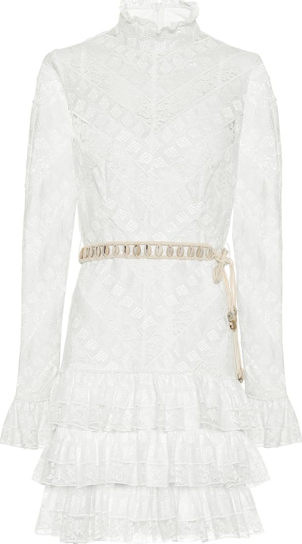 Zimmermann Veneto Perennial lace minidress