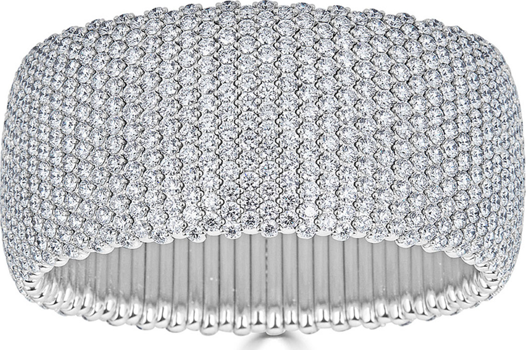 ZYDO 18k Large Stretch Diamond Bracelet