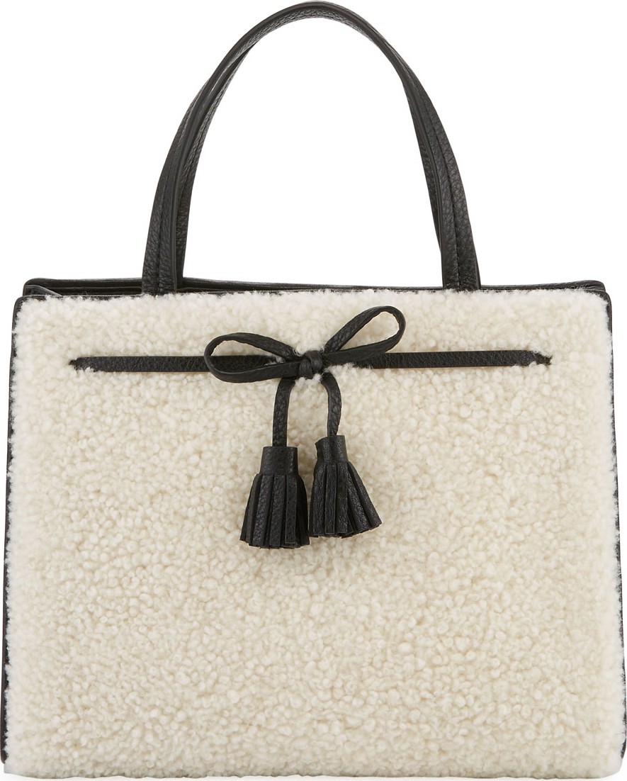 Kate Spade New York hayes street sam shearling satchel bag