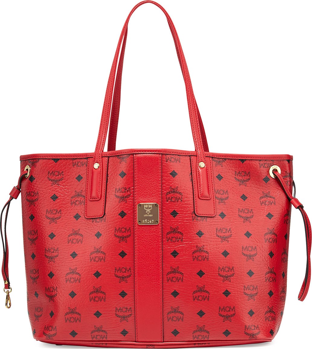 MCM Liz Reversible Medium Visetos Tote Bag