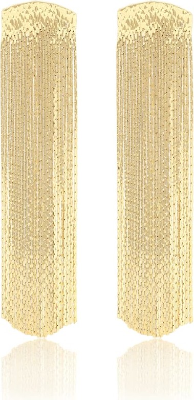 Anissa Kermiche Grand Fil d'Or gold-plated earrings