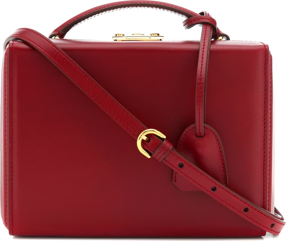 Mark Cross Grace Small Box leather shoulder bag