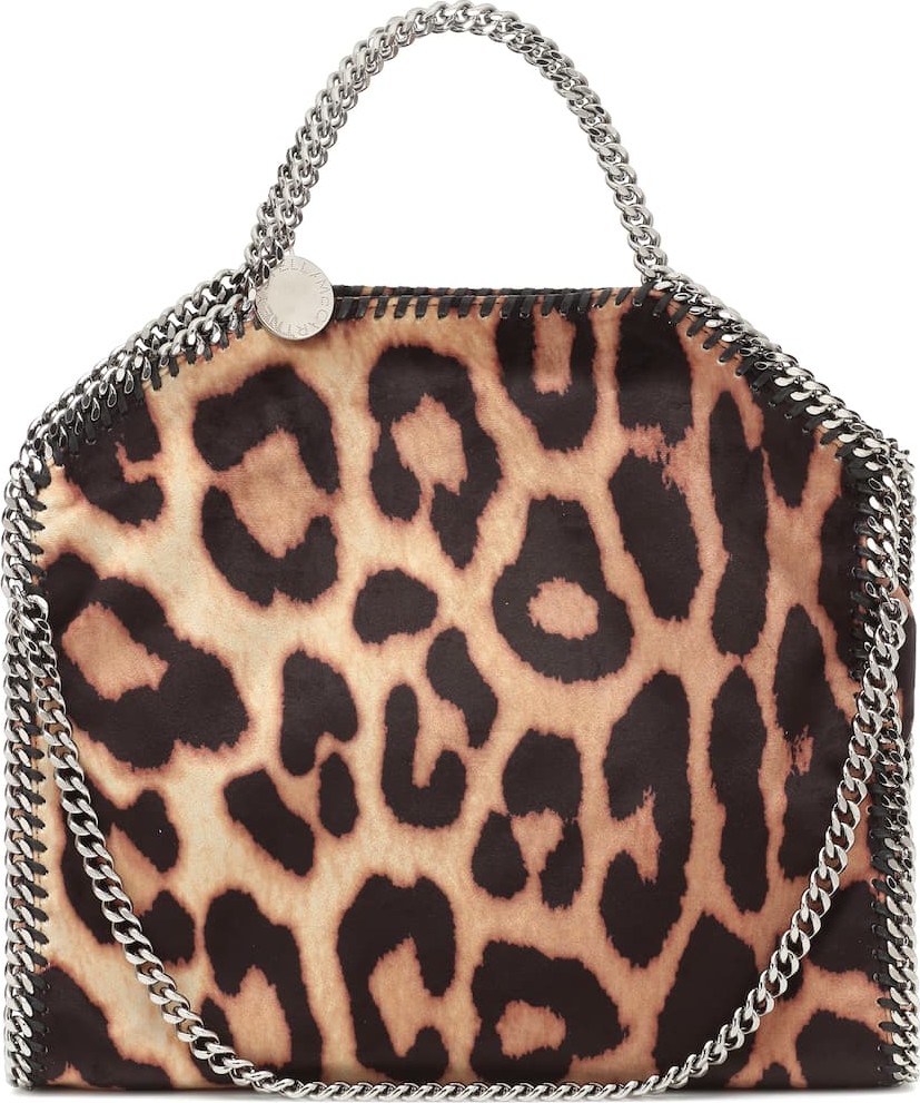 Stella McCartney Falabella Mini leopard-print tote
