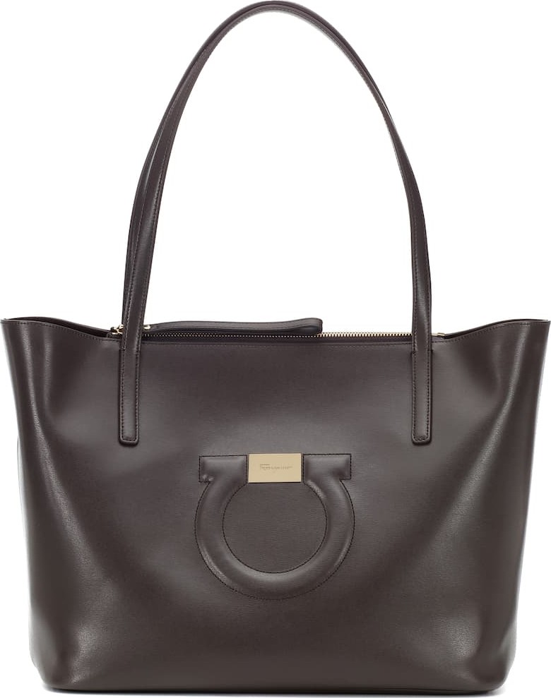 Salvatore Ferragamo Gancini leather tote