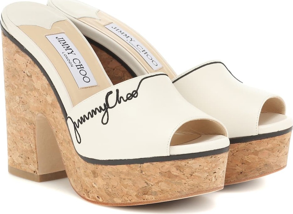 Jimmy Choo Deedee 125 leather sandals