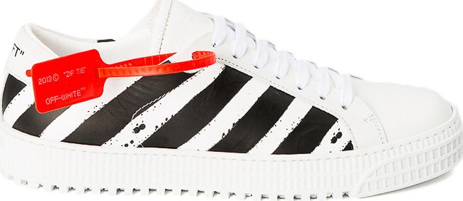 Off White diagonal low top sneakers