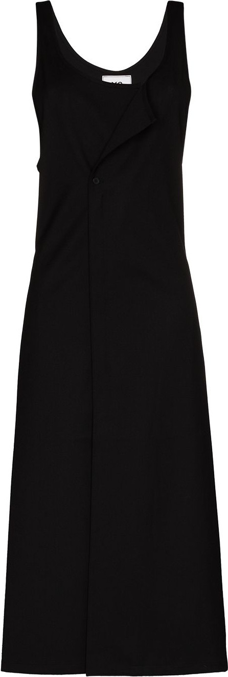 Y-3 - Wraparound midi dress