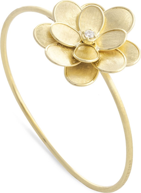 Marco Bicego Petali 18k Flower Bangle w/ Diamond