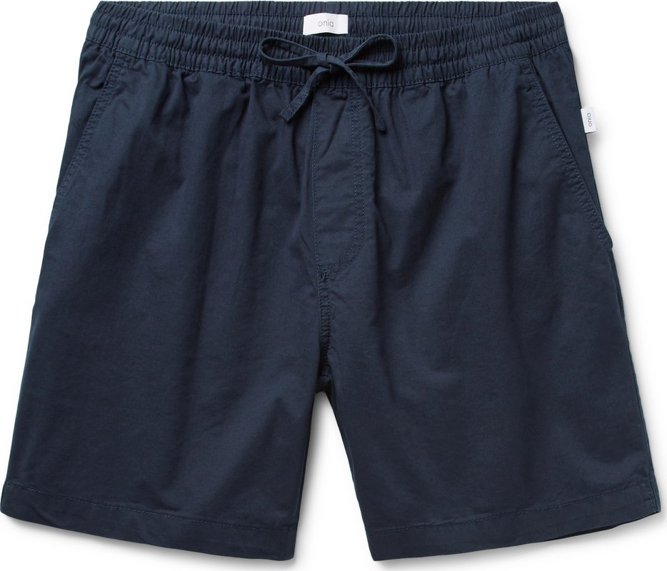 Onia Aiden Slim-Fit Cotton-Twill Drawstring Shorts