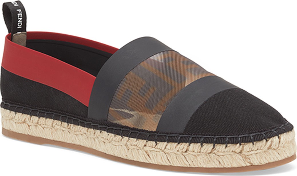Fendi Colibri Mesh FF Espadrilles