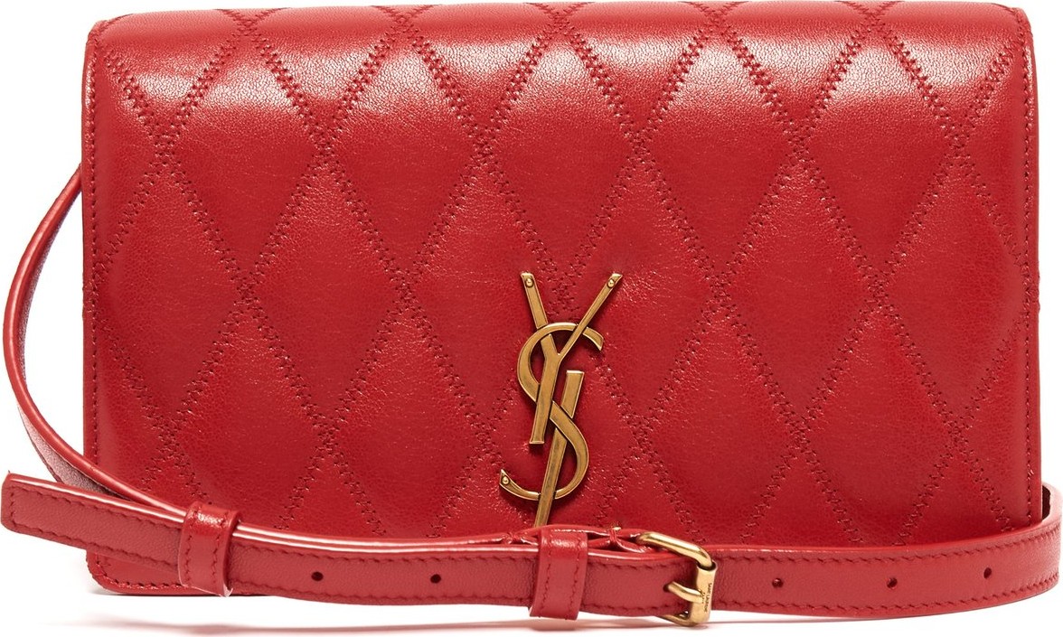 Saint Laurent Monogram quilted-leather cross-body bag