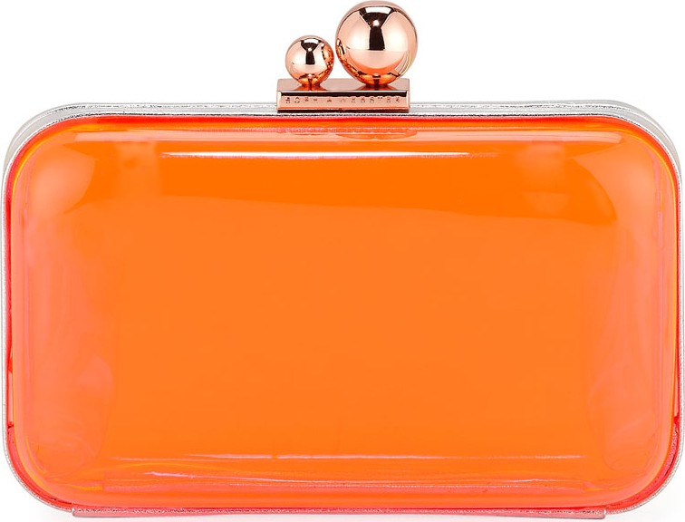 Sophia Webster Vivi Jumbo Lilico Acrylic Box Clutch Bag
