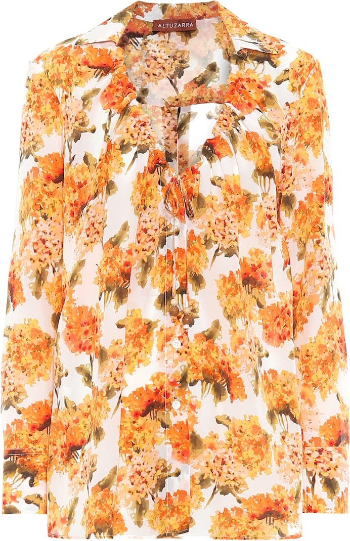 Altuzarra Exclusive to Mytheresa – Bowie floral silk blouse