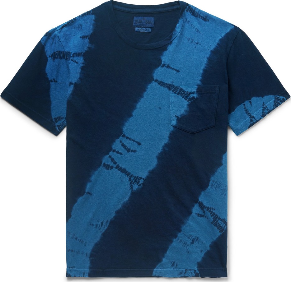 Blue Blue Japan Tie-Dyed Cotton-Jersey T-Shirt