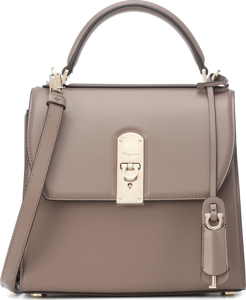 Salvatore Ferragamo Boxy Medium leather tote