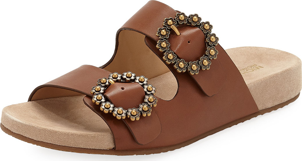 MICHAEL MICHAEL KORS Ryder Leather Slide Sandal