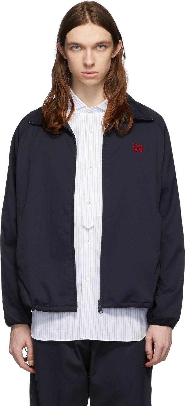 Needles Navy Run Up Jacket