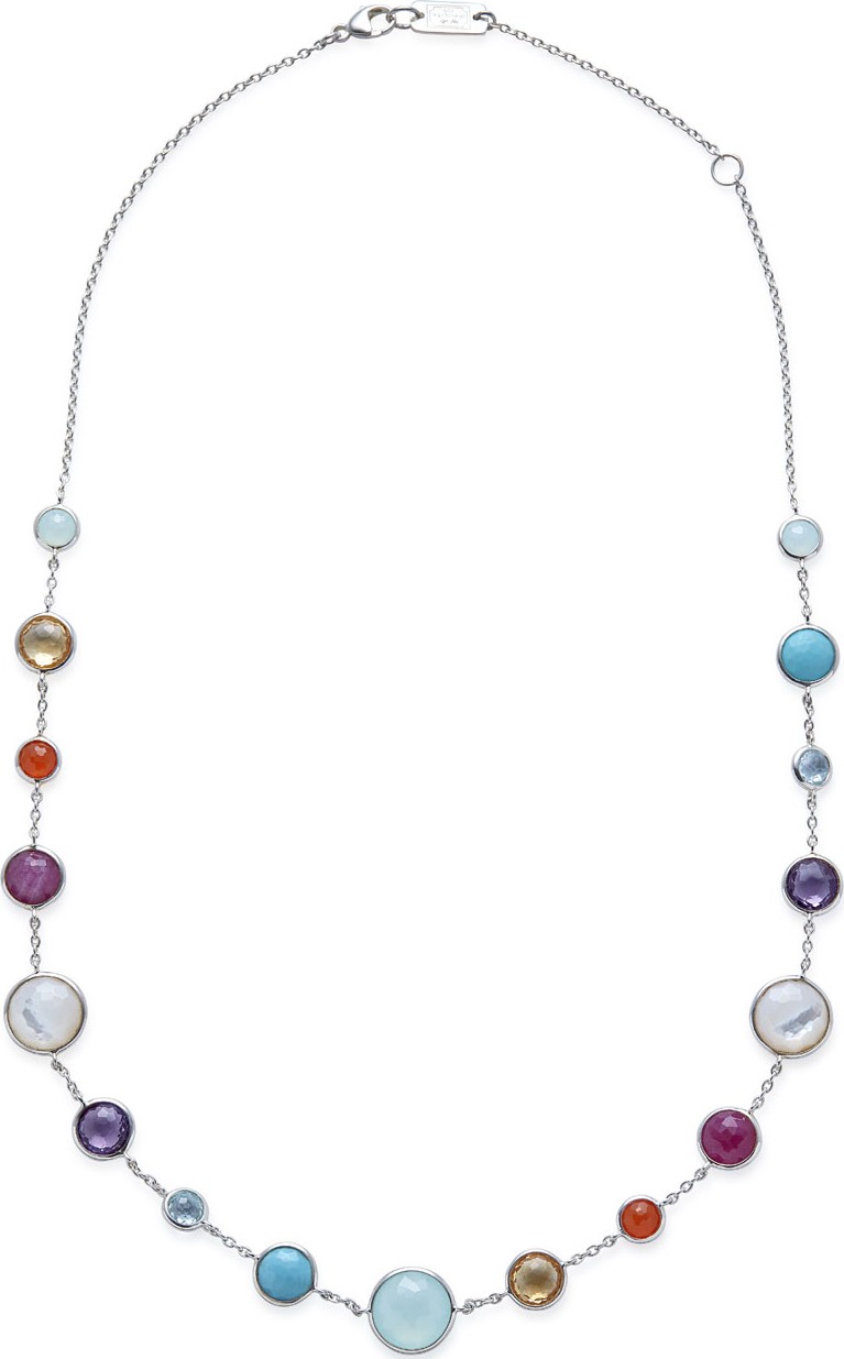 IPPOLITA Lollitini Sterling Silver Necklace in Eclipse, 16"