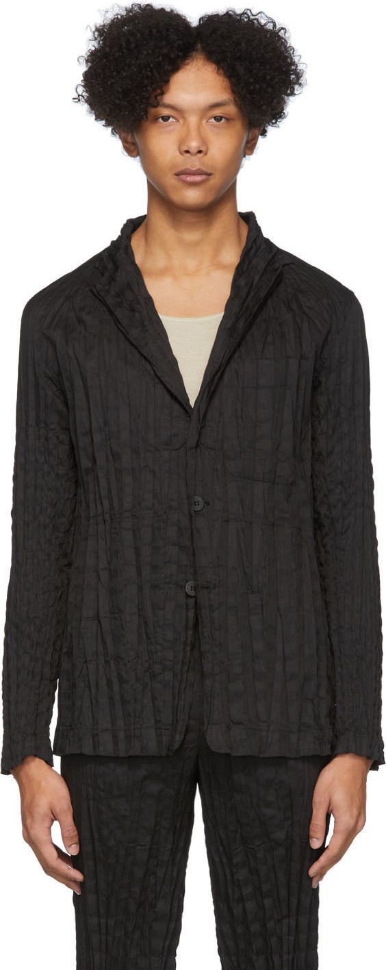 Issey Miyake Men Black Torus Blazer