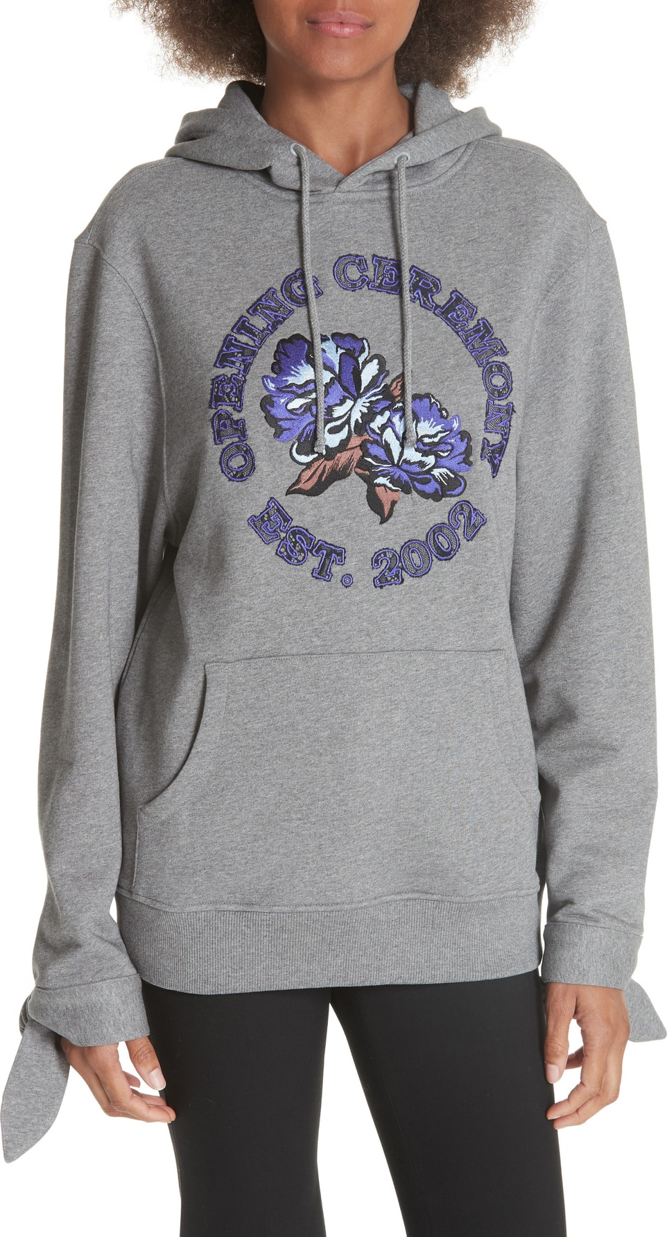 Opening Ceremony Lace Inset Logo Sweatshirt