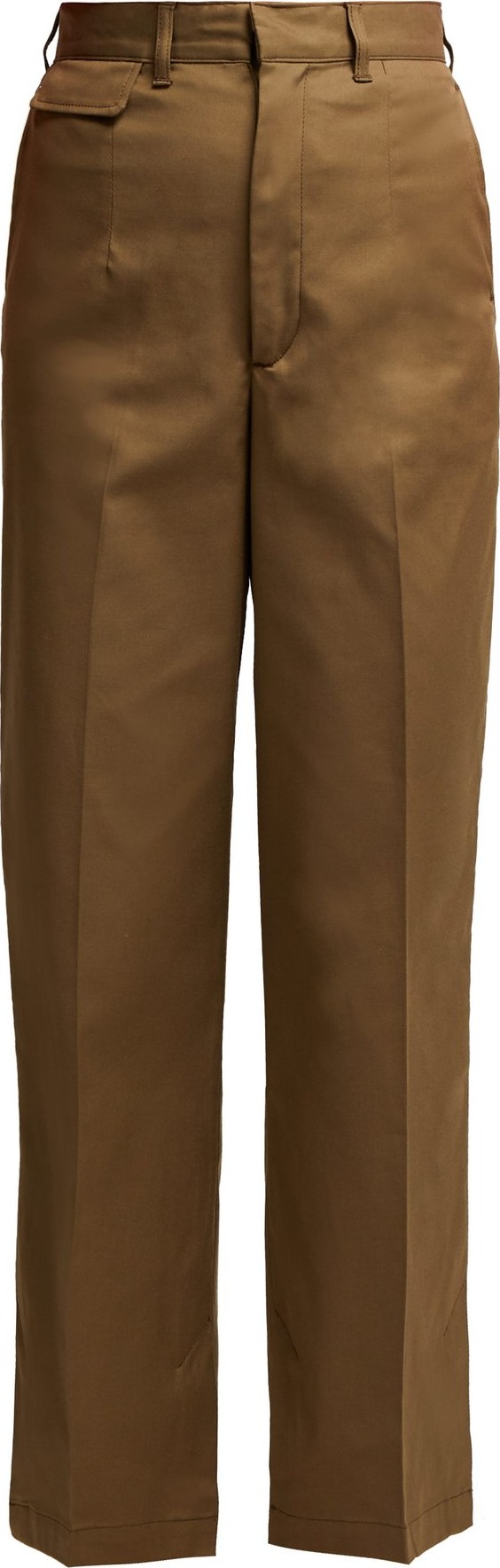 Toga Wide-leg cotton-blend trousers