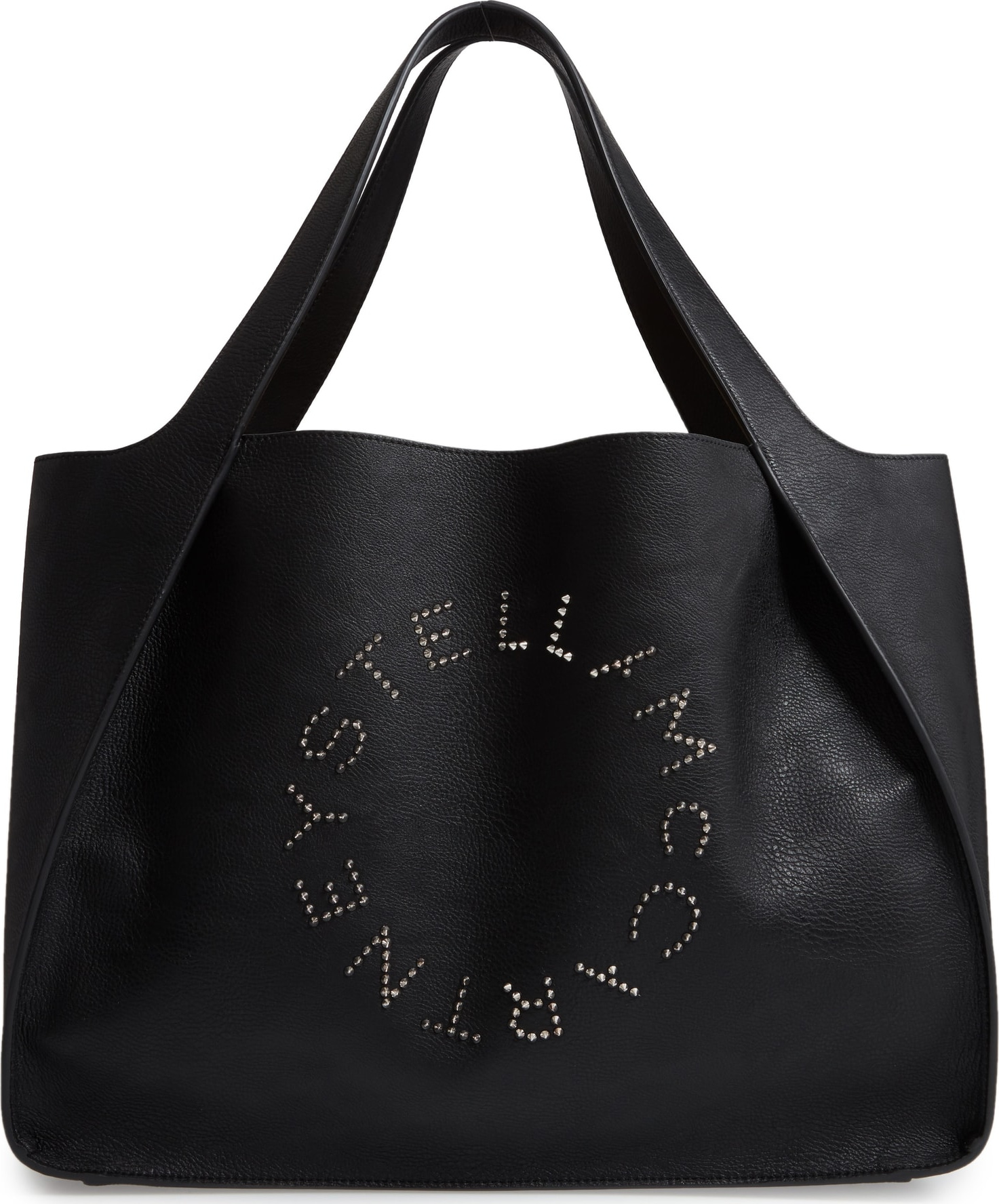 Stella McCartney Small Logo Faux Leather Tote