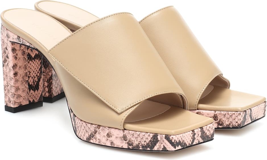 Wandler Isa leather sandals