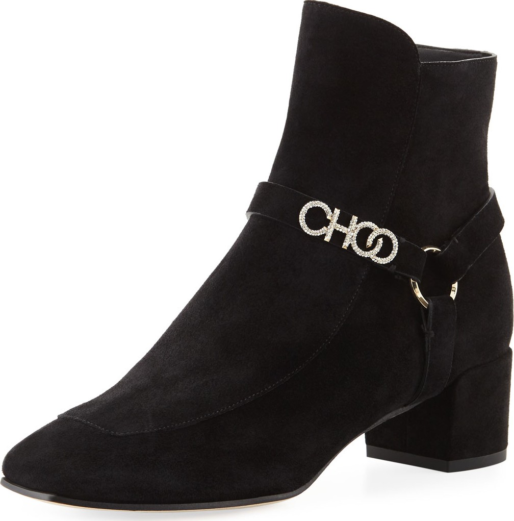 Jimmy Choo Mailin Suede 40mm Booties
