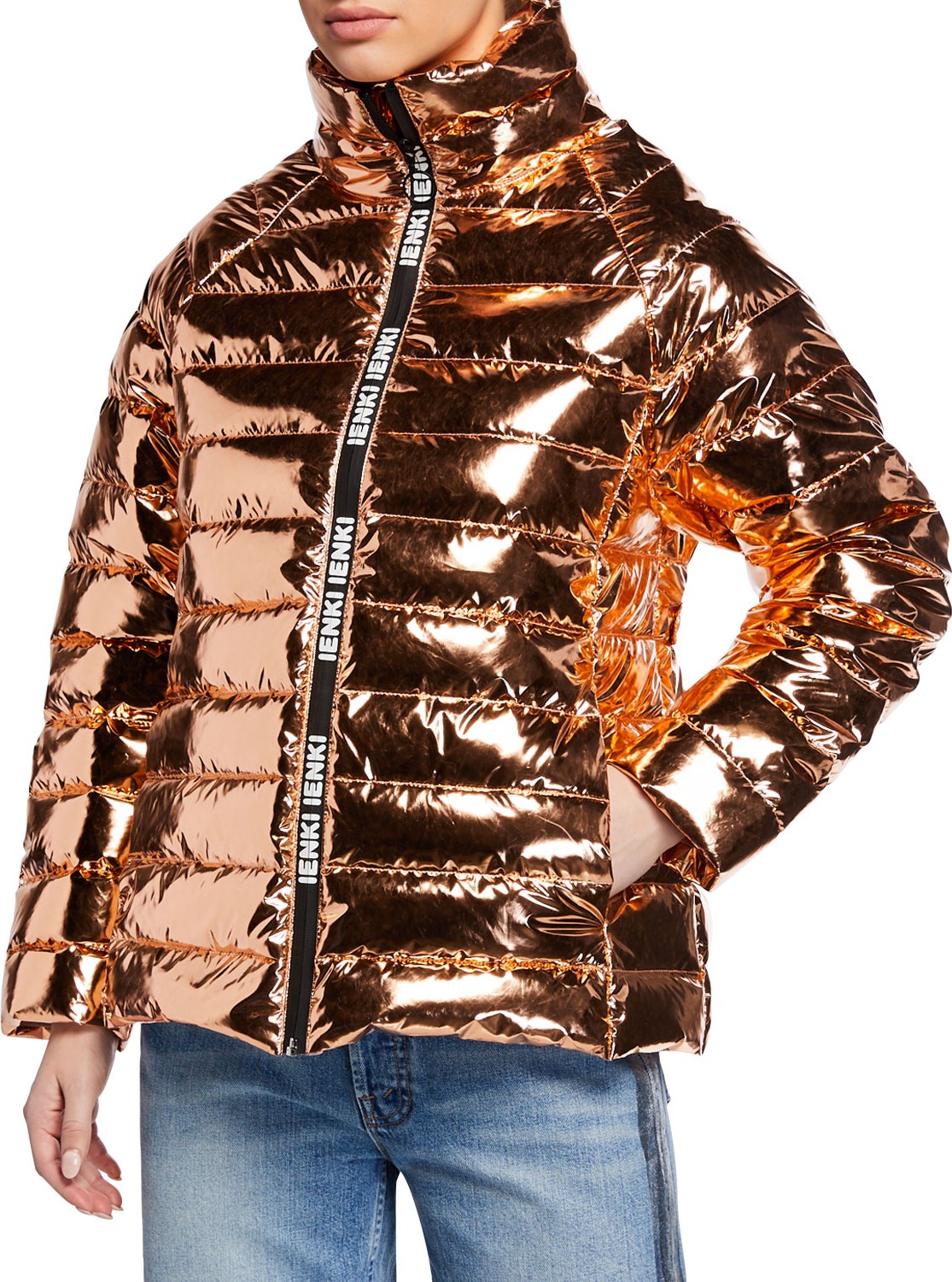 Ienki Ienki Anon Metallic Puffer Jacket