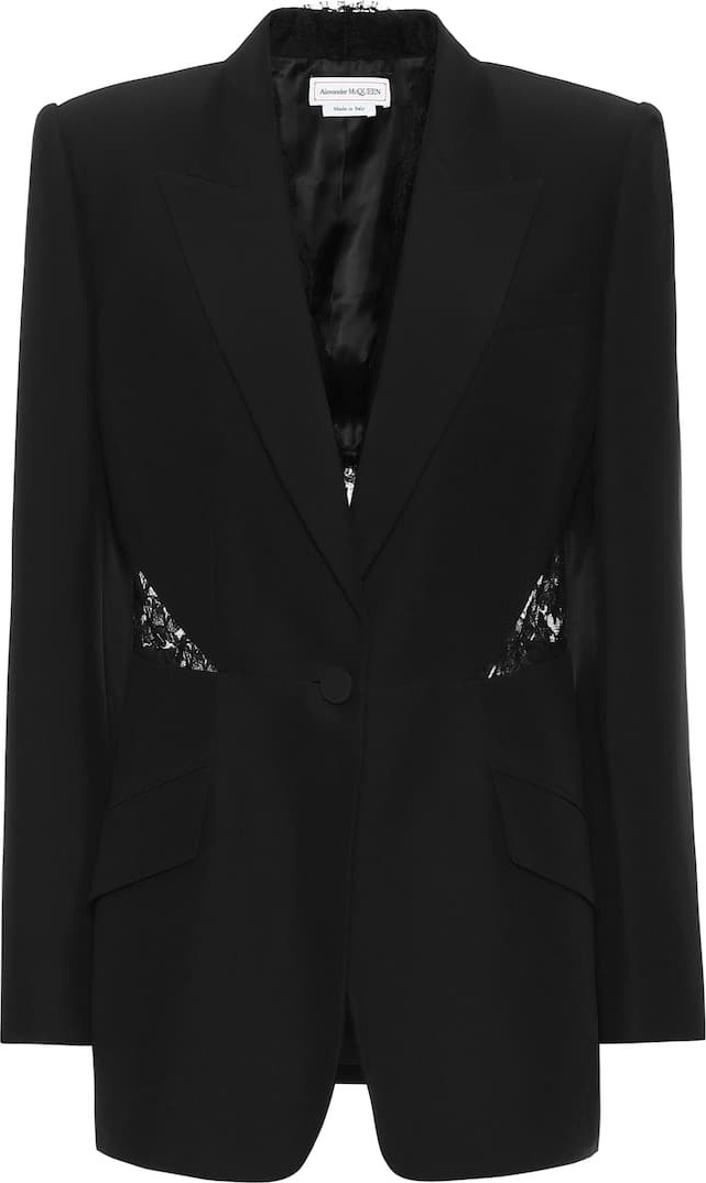 Alexander McQueen Embellished single-breasted blazer