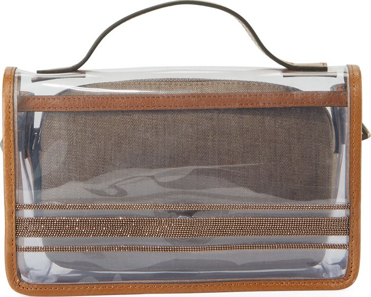 Brunello Cucinelli Monili See-Through Crossbody Bag