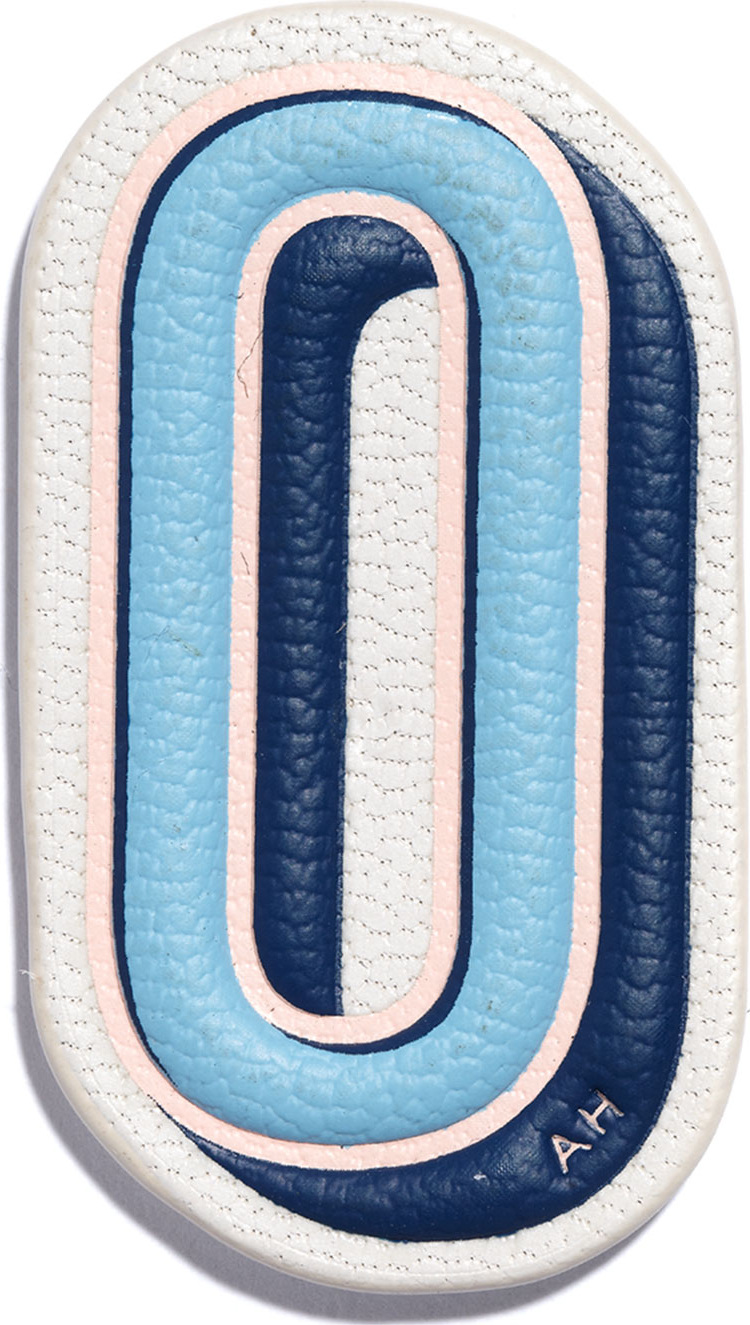 Anya Hindmarch "O" Leather Sticker for Handbag
