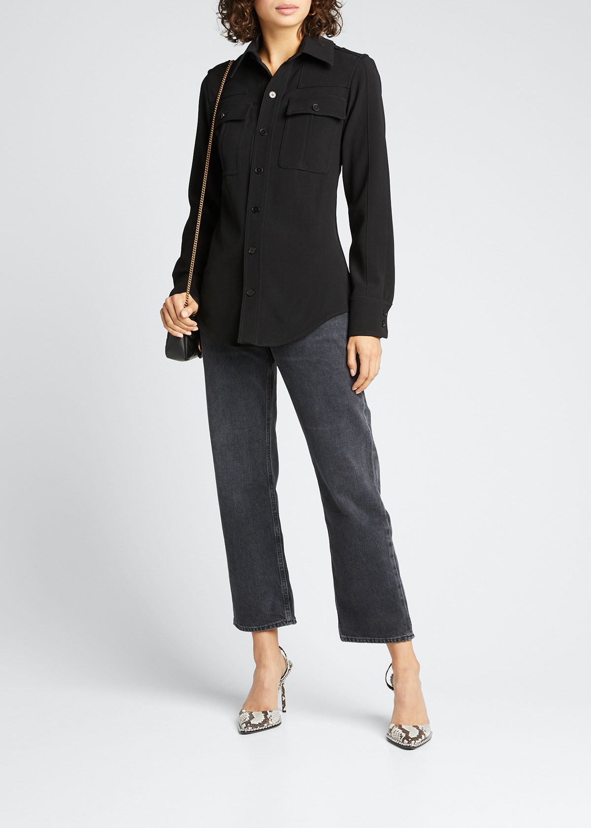 Agolde Ripley Straight-Leg Ankle Jeans